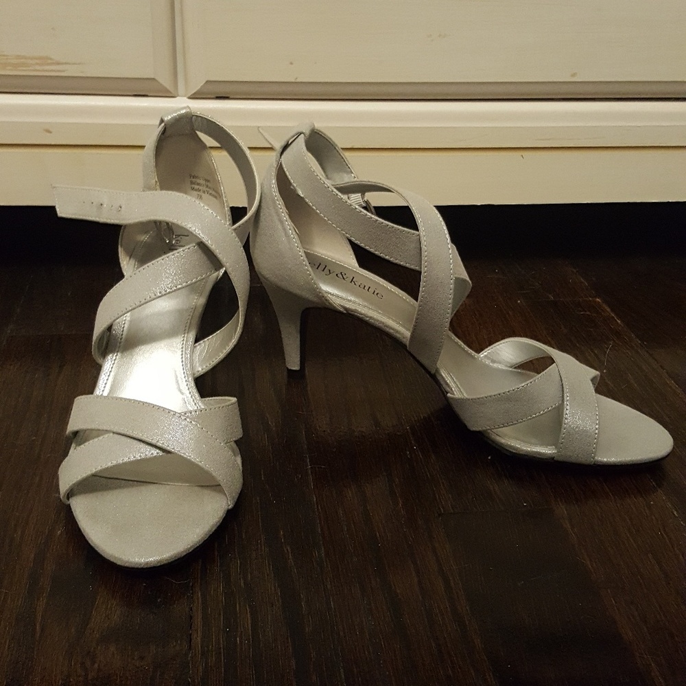 Kelly & Katie Silver Heels
